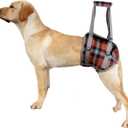 ROZKITCH Dog Lift Harness, Grid Pet Rear Support Aid Veterinarian Approved Sling for Old K9 Help With Poor Stability, Back Leg Hip Disabled Joint Injury Elderly Arthritis ACL Rehabilitation Rehab (Large, Hind Legs-Orange)