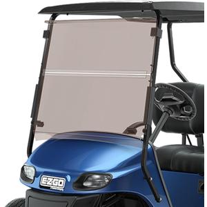 Golf Cart Windshield for EZGO TXT 2014+ Tinted Folding Style (Tinted)