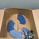 2 Pack Rolling Plant Stand with Wheels,15-21Adjustable Heavy Duty Plant Caddy with Wheels for Indoor Outdoor Planter Dolly Lockable (Blue)