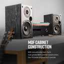 Polk Audio T15 Home Theater and Stereo Bookshelf Speakers Deep Bass Response, Dolby and DTS Surround, Wall-Mountable, Pair, Black