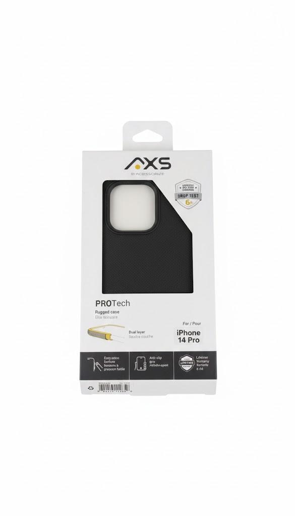Axessorize PROTech Dual-Layered Anti-Shock Case with Military-Grade Durability for Apple iPhone 14 Pro