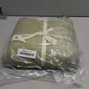 Shilucheng 4 Piece Full Sheet Sets, Cooling Sheets, Blend Rayon Derived from Bamboo, Deep Pocket Up to 16", Breathable & Soft Bed Sheets, Hotel Silky Bedding Set, Sage Green