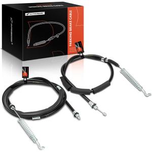 A-Premium Rear Side Parking Brake Cable Assembly Compatible with Chevrolet, GMC, Cadillac Models: Tahoe 2000-2004, Suburban 1500 2000-2004, Avalanche 1500 2002-2004, Yukon XL 1500, Escalade ESV EXT