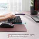 Wireless Keyboard and Mouse Combo,Quiet Click,Full Size Design with Number Pad,Ergonomic Mouse with 5 DPI,Sleep Mode-GAMCATZ 2.4G Slient Portable Cordless Combo for Laptop/PC/Computer/Mac(Black)