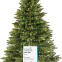 Artificial Christmas Tree 8ft - Premium Realistic Artificial Christmas Tree Looks Real Wooden Stand and Storage Bag - Xmas Tree - Artificial Christmas Trees by Pure Living