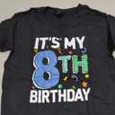 Kids It's My 8th Birthday 8 Eight Happy Birthday Boy or Girls Premium T-Shirt Size S