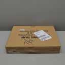 CLAYNIX Serving Tray 15.7" X11.8", Lacquer Mother of Pearl Inlay Mosaic Tray, Rectangle Wooden Marble Tray with Handles Trays for Tea, Breakfast in Bed, Table (Black Leaf)