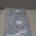 Women's Wide Leg Jeans Low Waisted Strechy Baggy Loose Boyfriend Denim Pants (M)