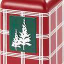 Izod - Lotion Pump/Soap Dispenser, Decorative Countertop Accessories, Holiday Home Decor, Dorm Room Essentials (Nordic Collection, Red)