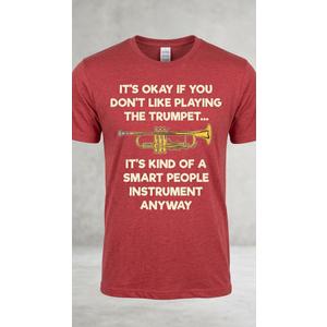 T-Shirt Trumpet Red Size Large