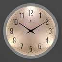 Lafocuse Night Light Wall Clock White, 12 Inch Silent Light up Wall Clocks Glow in The Dark Battery Operated for Bedroom Living Room