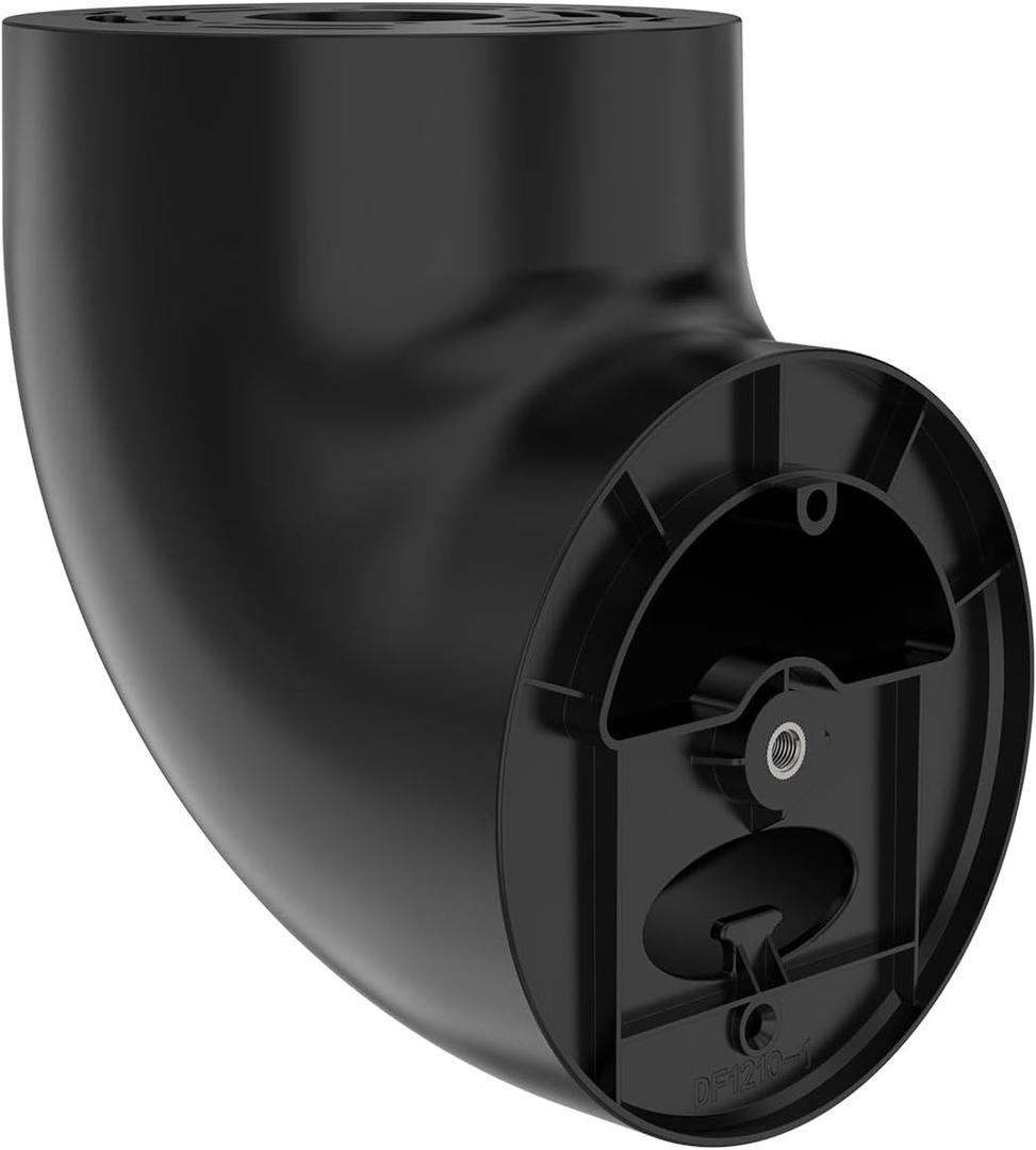 QUIDDITY Eave Mount Compatible with Ring Floodlight Camera Wired Pro/Plus, Blink Wired Floodlight Camera, Ring Plug in Mount, Wyze/Roku Floodlight Camera V2/Pro for Indoor Outdoor Use (Black)