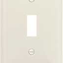 Faith 1-Gang 2.79 x 4.52 in. Toggle Switch Wall Plate Light Almond TWP1-LA-01, Single Toggle Light Switch Cover for Home Improvement, Wall Light Switch Cover Complement Other Decorator Wall Plates