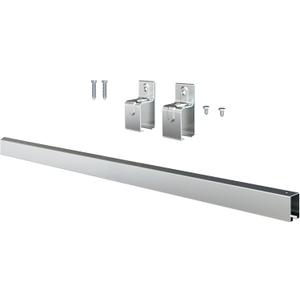 4FT Heavy-Duty Galvanized Steel Box Rail with 2 X Bracket, 450 lbs Capacity,Kit for Outdoor Use