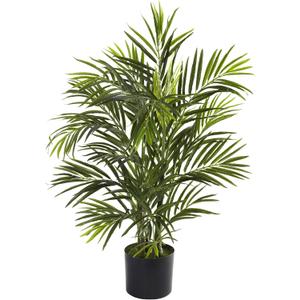 Nearly Natural 2.5ft Artificial Areca Palm Tree, UV Resistant (Indoor/Outdoor)