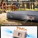 Hikenture 4" Thick Self Inflating Sleeping Pad, Foam & Air Camping Mattress, 9.5 R-Value Insulated Sleeping Mat, Portable All Season Camping Pad for Tent, Car, Cot, Truck, Queen