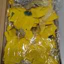 WILLBOND 36 Pieces Christmas Glitter Poinsettia 3/4/6 Inch Faux Flowers Christmas Flowers Decorations Wedding Xmas Tree New Year Ornaments(Gold)