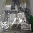 10 Pieces 2 Inch Paint Brush,Flat Paint Brushes Professional Paint Tools with Treated Plastic Handle for DIY Paint,Furniture,Fences,Deck,and Wall Trim (Black 10 Pack)