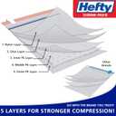 Hefty Shrink-Pak Vacuum Storage Bags For Clothes, Pillows, Towels, Blankets & More Space Saver Vacuum Suction Sealer Bags for Home or Travel 4 Jumbo Cubes, 43.5 x 34 x 18 Inches