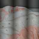 Gllquen Baby Muslin Bassinet Sheets 3 Pack, Breathable Elastic Cozy Fitted Cotton Bassinet Mattress Sheet for Baby Boy Girls, Fit for Hourglass Oval Rectangular Cradle Pad Sheets 33"x17" (Pink)