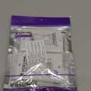 VCE Brush Wall Plate Cable Pass Through, Single Gang Decorator Wall Cover for Low Voltage Cables, In-Wall Cable Management for Wall Mount TV (White), 2-Pack