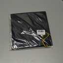 FtyFty Unisex Adult Matte Graduation Cap with Tassel Year Charm (Black with Gold)