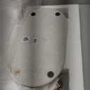 Deco 79 Marble Oval Tray with Gold Twisted Leaf Handles, 20" x 10" x 2", White