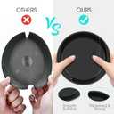 6 Pack Plant Saucer 4 6 8 10 12 14 16 18 20 22 Inch Plastic Plant Tray, Sturdy and Durable Flower Pot Container Accessories Plant Pot Saucers for Indoor and Outdoor (12 Inch, Black)