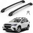330Lbs Roof Rack Cross Bars Compatible with Subaru Ascent 2019-2026, Heavy Duty Aluminum Roof Rails Top-Mount Crossbars Rooftop Luggage Racks Cargo Carrier