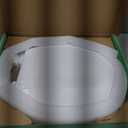 Wood Toilet Seat, Slow Close, High Gloss Finish, Premium Moulded Wood, Quick Release, White, PIKLiDS (Round)