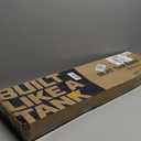 StoreYourBoard Wall-Mounted Rack With 4 Garage Hooks  Heavy-Duty Steel Holder Garage & Garden Storage for Shed, Workshop, or Home Organization  For Rakes, Shovels, Tools & More  2 Pack, Black