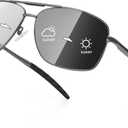 Aviator Sunglasses for Womens Men UV Protection Polarized Pilot Style Durable Metal Frame with Spring Hinges