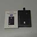 SPOTMINDERS Apple MFi Certified Wallet Tracker PRO for Travel Credit Card Design Works with Apple Find My IP68 Waterproof Rechargeable Tracking Card for Wallet Luggage Passport 0.07in Slim Item Finder (Black PRO (Pack of 1))