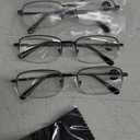 NOVIVON Pack Reading Glasses Men/Women, Eyeglasses, Blue Light Readers for Men/Women, Computer Eye Glasses, Cheaters
 3 Pack 2.5