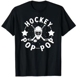 Ice Hockey Pop Pop Grandpa Pop Pop Of A Hockey Player T-Shirt size L