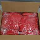 Fitted Tablecloth for 6 Foot Rectangle Tables-6 Pack Red Elastic Outdoor Picnic Table Cover-Spandex Stretch Christmas Table Cloths 6 ft for Camping Dining Room Patio Kitchen Banquet Party