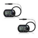 DaToo Aquarium Thermometer with Large LCD Display Fahrenheit/Celsius(/) Fish Tank Thermometer for Aquarium Reptile Terrarium Digital Water Thermometer with Suction Cup(2 Pack)