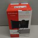 Upgraded Studio Recording Microphone with Isolation Shield & Pop Filter - Music Condenser Mic for Podcasting, Singing, Home Studio - Sound for PC, Laptop, Smartphone (Black)