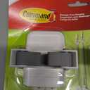 Command Broom and Mop Grippers Wall Hook, White, Damage Free Organizing, 2 Hangers