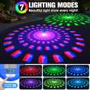 2026 Solar Pool Lights with Digital Pool Thermometer,Color Changing Floating Pool Lights that Float IP68 Waterproof,Hangable Solar Powered Floating Light for Pool Lighting Party Decor-1 PC