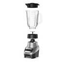 BLACK+DECKER PowerCrush Multi-Function Blender with 6-Cup Glass Jar, 4 Speed Settings, Silver