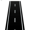 Racetrack Floor Running Black Racer Party Decoration Mat Road Table Runner Long Racetrack Tablecloth Drag for Party(Simple Style,32 ft X 4.5 ft)