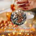 4 x Horse Ornament 2025  White Elephant Gift for Horse Lover, Horse Lover Gift, Rustic Farmhouse Holiday Tree Decoration, Animal Art Home Dcor Keepsake