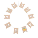 STOBAZA Unique Thanksgiving Banner Decor Linen Pumpkin Swirls Elegant Home Adornment Fine Craftsmanship