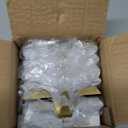 Octaplay Christmas Stocking Holders for Mantle 6 Pack, Heavy Duty Alloy Fireplace Stocking Hooks, Non-Slip Base Stocking Hangers for Xmas Holiday Decorations, Christmas Decor Hooks for Home (Gold)