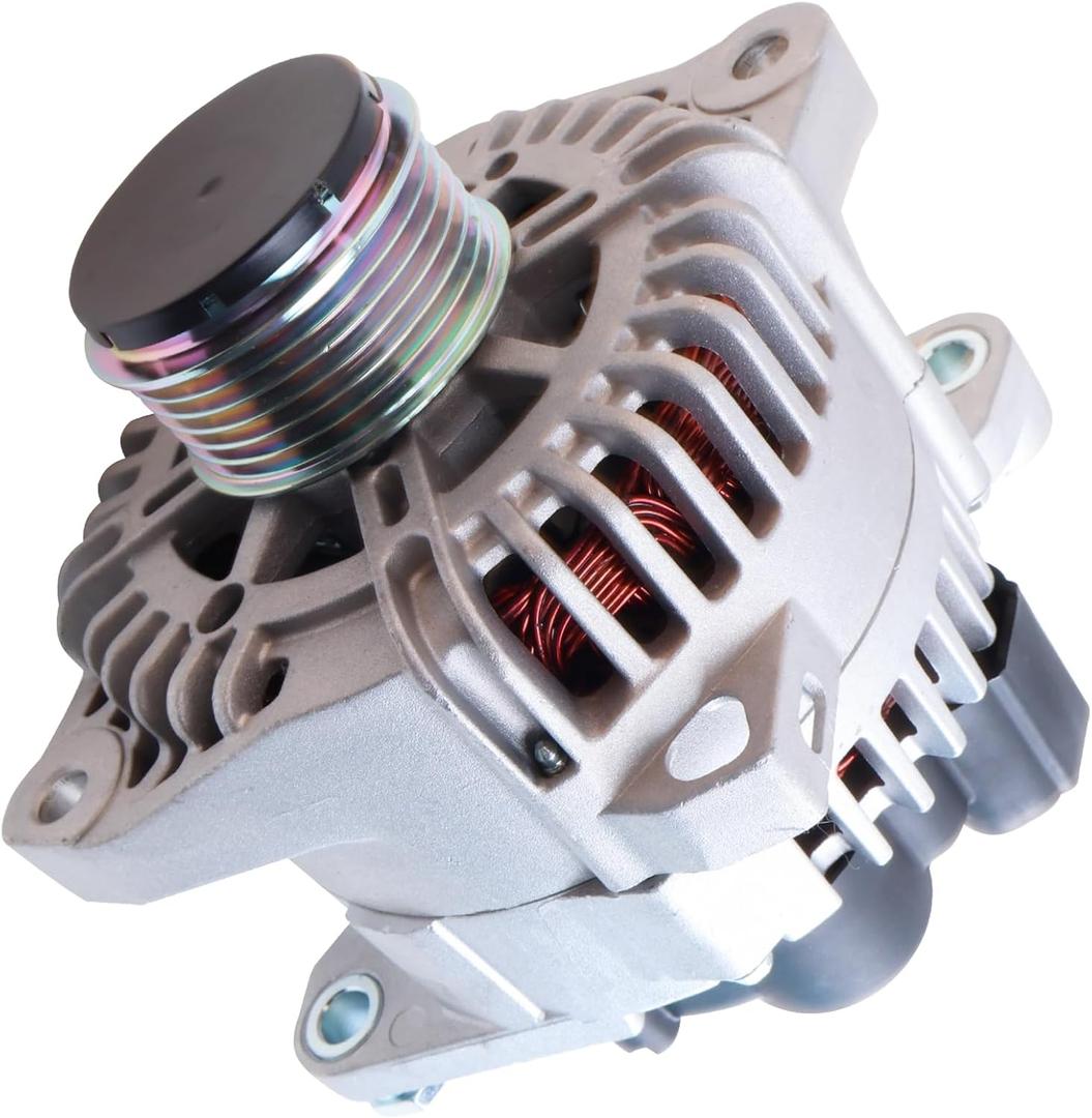 Alternator Compatible with 2010-2013 Hyundai Sonata 2.4L, 2011-2013 Kia Optima 2.4L, Alternator Replacement 37300-2G150, 11491,208-940, 11066, 213-8539,15598, 90-22-5641, TG11C087