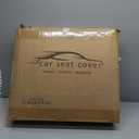 WELLDO Car Seat Covers Full Set, Leather Seat Covers for Cars, Car Seat Protector Waterproof, Non-Slip Car Interior Covers Full Set Universal Automotive Seat Covers for Most Cars SUVs, Black