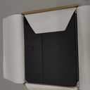 Logitech Combo Touch iPad Air 11-inch (M2 & M3), iPad Air (5th gen) Keyboard Case - Detachable Backlit Keyboard with Kickstand - Midnight Black