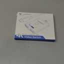 HDMI Switch 2 in 1 Out 4K@60Hz, WARRKY[with 3.3ft Fixed Braided HDMI Cable, Aluminum Case, 2K@144Hz, HDCP 2.2] Bidirectional 2x1 Switcher Splitter Compatible for PS5/4, Xbox, Roku, Fire Stick, Switch (Grey)