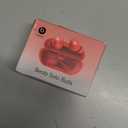 Beats Solo Buds - Wireless Bluetooth Earbuds | 18 Hours of Battery Life | Apple & Android Compatibility | Built-in Microphone - Transparent Red